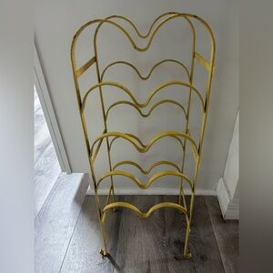 Vintage Metal Wine Rack